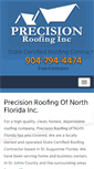 Mobile Screenshot of precisionroofingfl.com